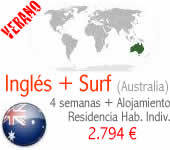 Curso de Ingles con surf en Australia